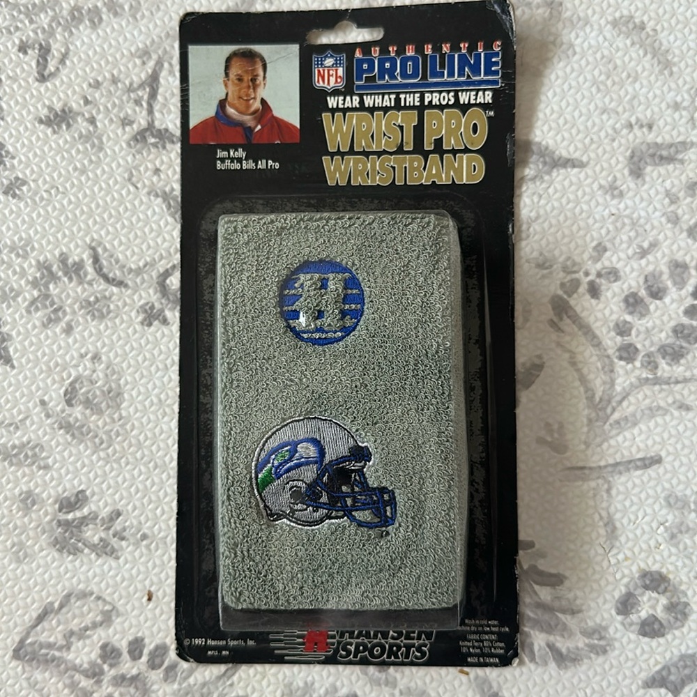 Vintage 90s NFL Seattle Seahawks Wristbands